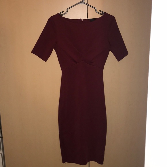 Burgundy dress HM - Picture 2 of 2